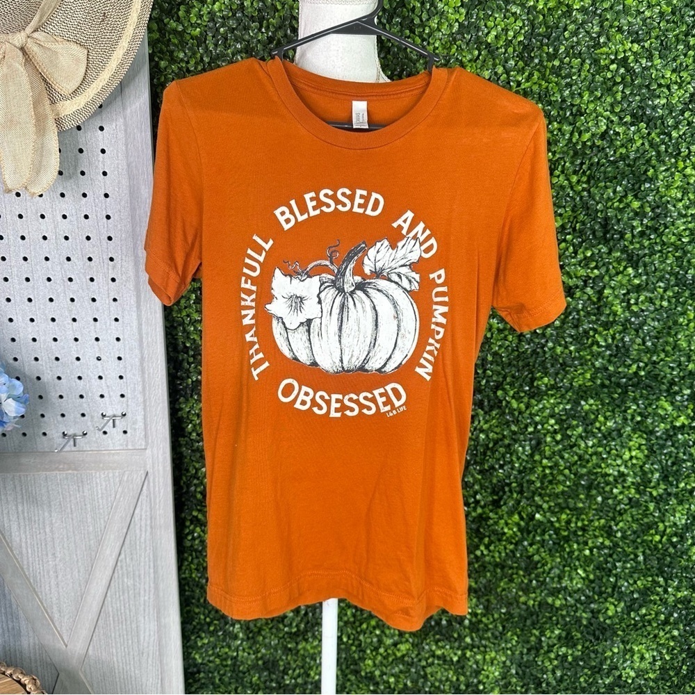 Bella canvas blessed pumpkin obessed‎ graphic